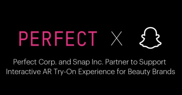 ▲ 퍼펙트가 스냅과 뷰티 브랜드를 위한 소통형 AR 체험 제공 파트너십을 체결했다.